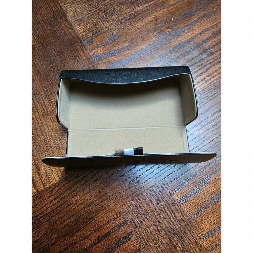 Hugo Boss Sunglasses Case Unisex OS Black Excellent Hard Shell Debossed Logo